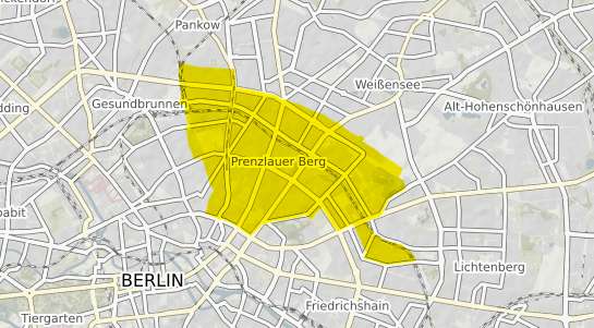 Immobilienpreisekarte Berlin Prenzlauer Berg